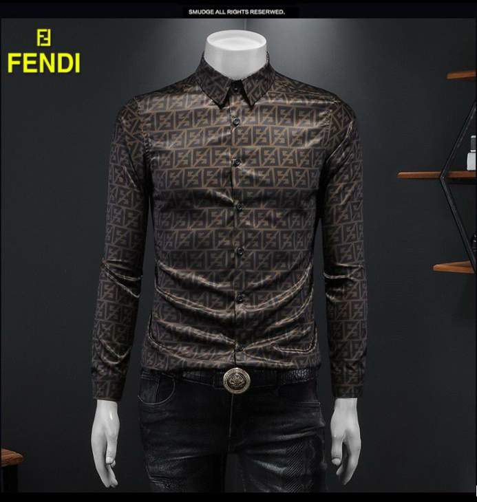 Picture of Fendi Shirt Long _SKUFendiM-3XL12yr7126244